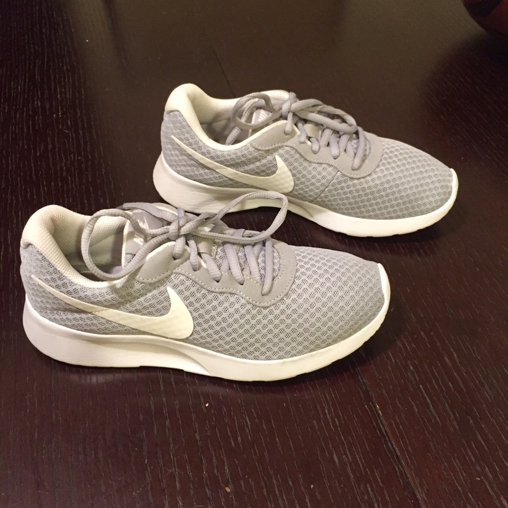 Grey Nike Tanjun sneakers